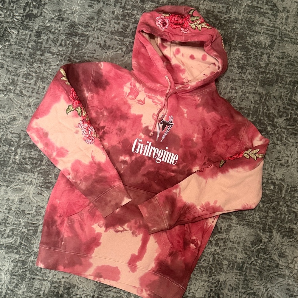 Civil Regime x Marvel Spiderman Tie Dye Hoodie NEW